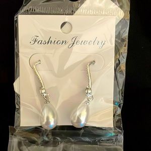 3/$12 Fashion Jewelry Pearl Drop Earrings